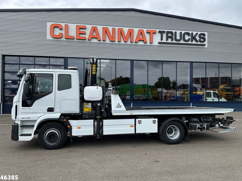 Iveco Eurocargo ML160E32 Euro 6 Falkom Abschlepp + Palfinger 19 Tonmeter laadkraan