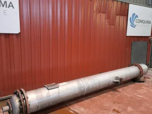 STAINLESS STEEL TUBULAR HEAT EXCHANGER 11.3 M² AGUILAR Y SALAS