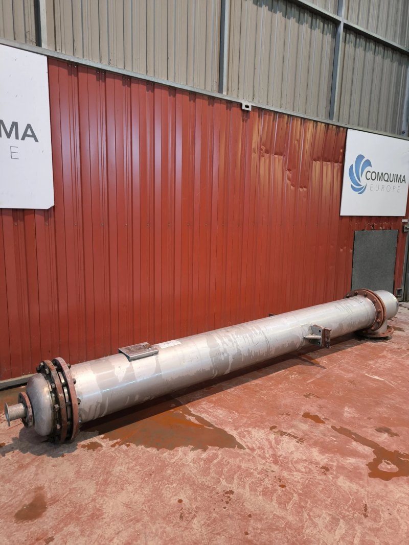 STAINLESS STEEL TUBULAR HEAT EXCHANGER 11.3 M² AGUILAR Y SALAS