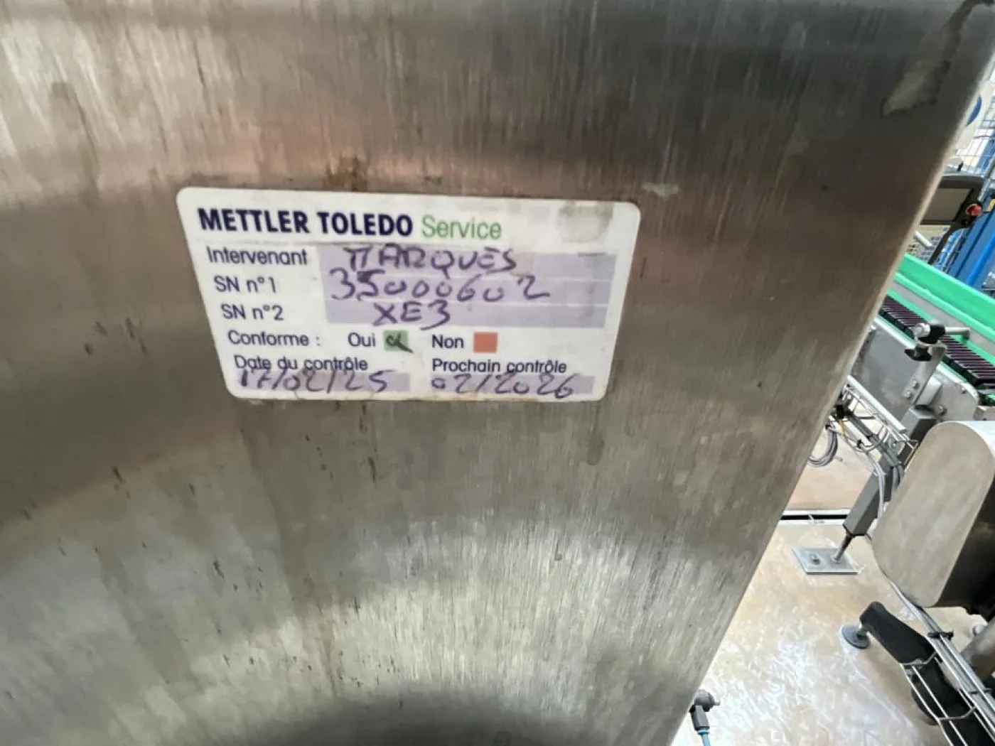 1999 Mettler Toledo Garvens GmbH Mettler Toledo Garvens GmbH XE3 Check Weigher and Ablehnen Station - Line 7 - 5