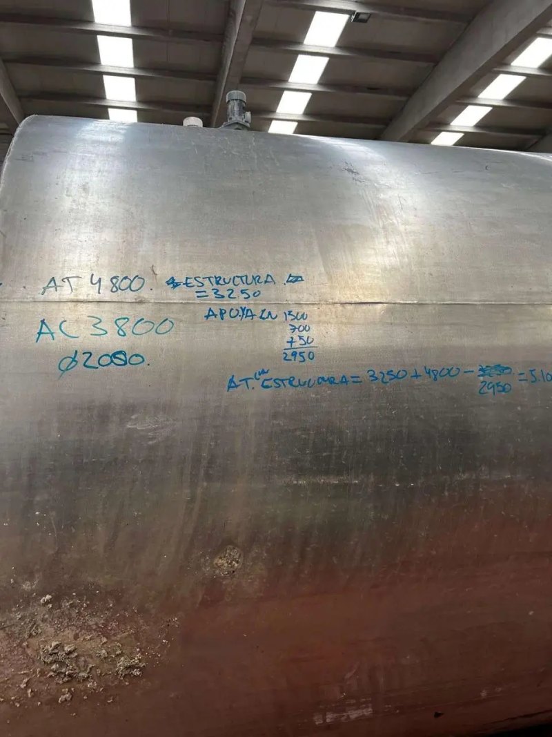 USED STAINLESS STEEL TANK 11932 LITERS