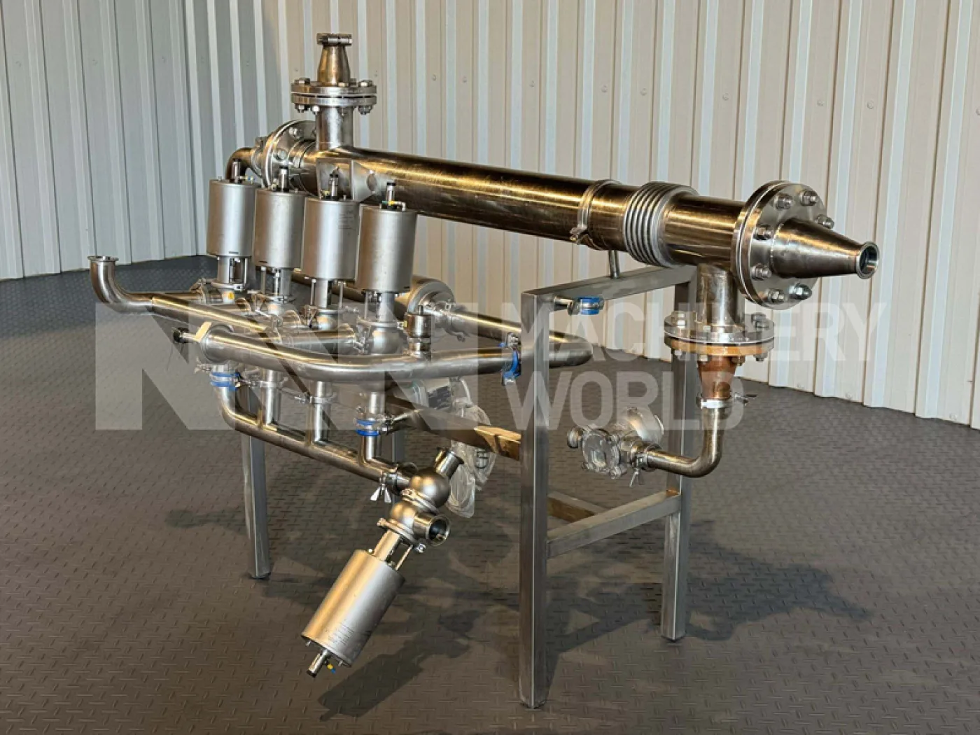 Tubular Shell-in-Tube Heat Exchanger with Alfa Laval Unique SSV Valves and Endress & Hauser Promag 50 Flowmeter - 3
