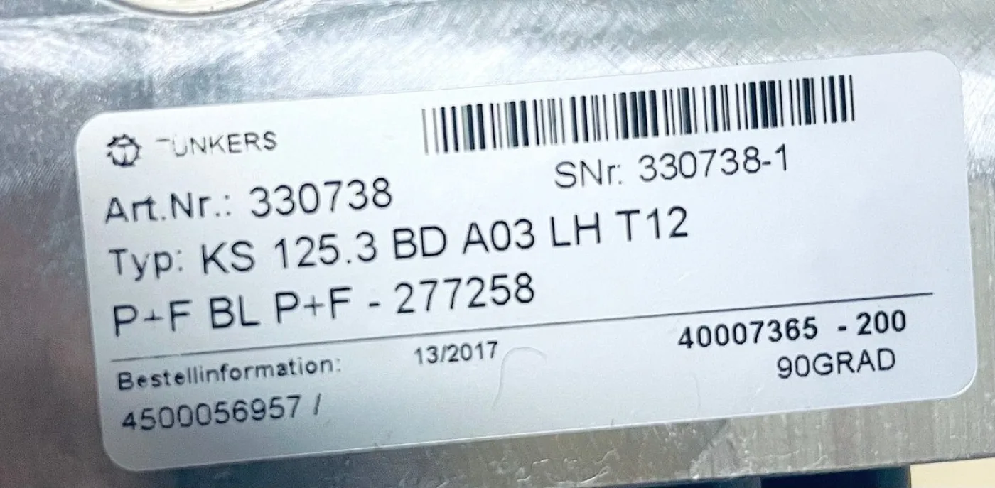 Tünkers Spanner KS 125.3 BDA03LHT12 - 2
