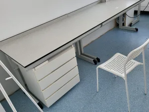 2024 - Used S+B Laboratory wall table (278 cm)