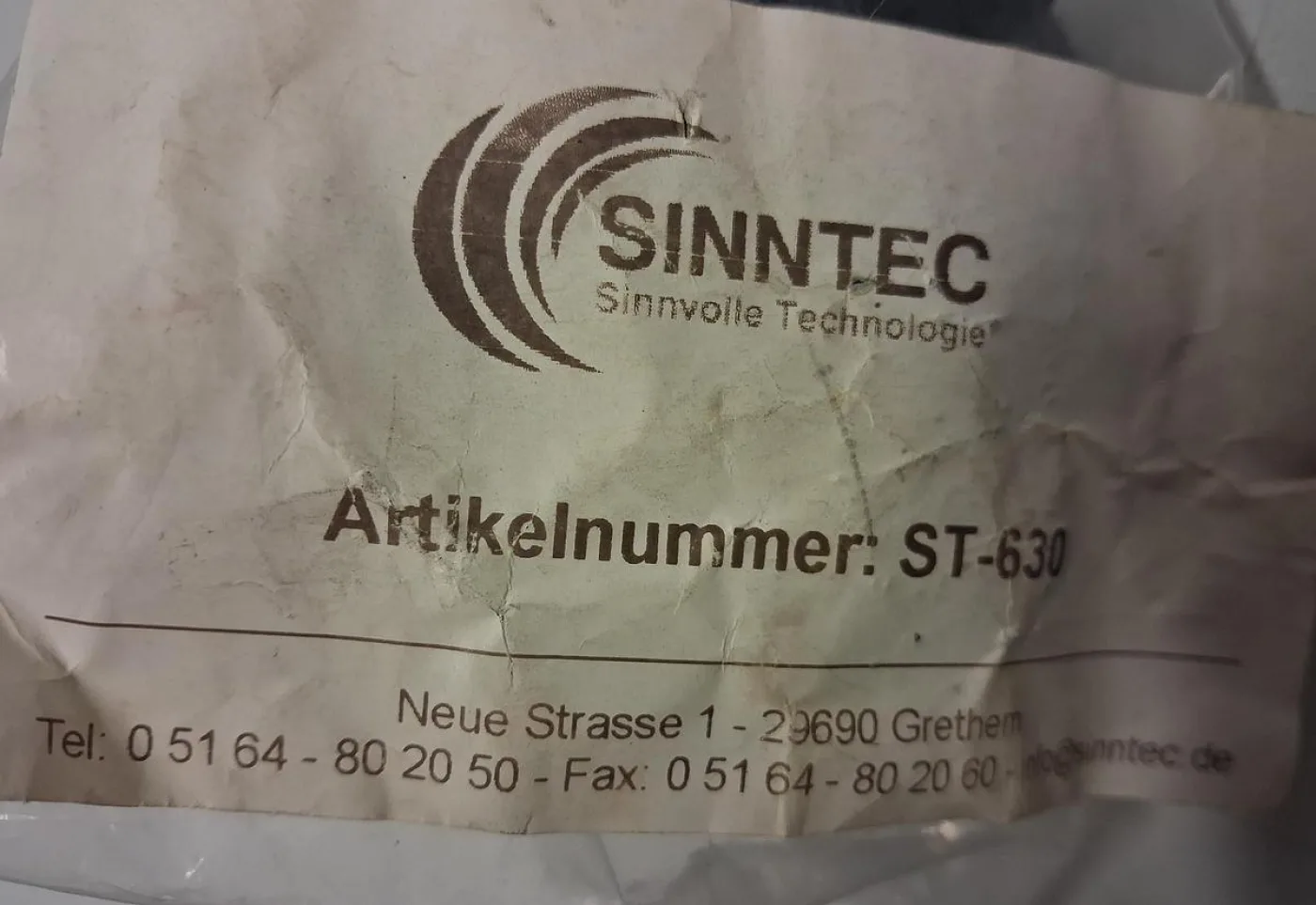 Sinntec Schlauchanschluss ST-630 - 4