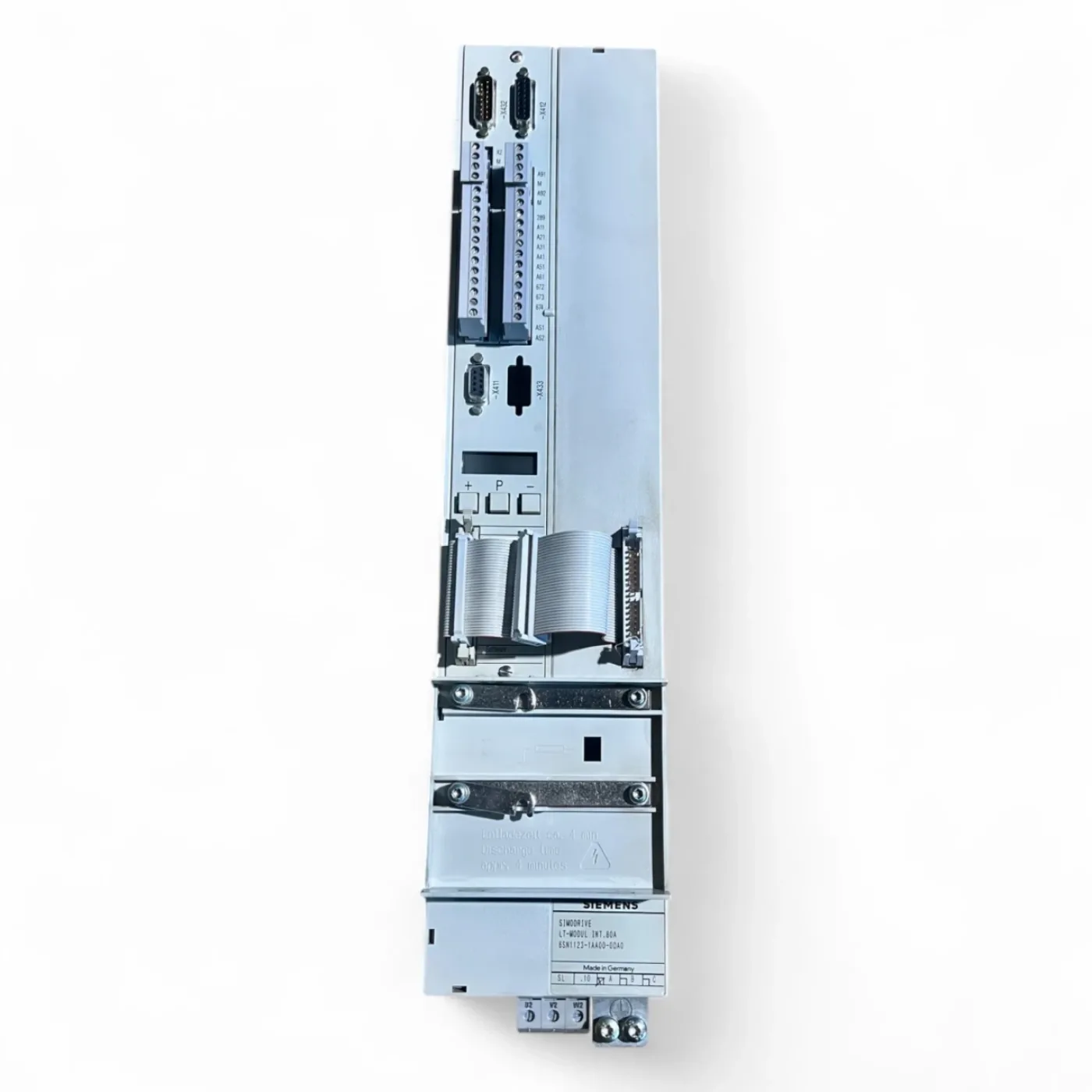 Siemens Simodrive LT-Modul INT. 80A 6SN1123-1AA00-0DA0 + Steuerungsmodul 6SN1122-0BA11-0AA1 z. B. IMA 810 V - 4