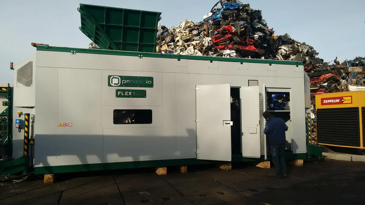 Panizzolo Flex 1000 Mobile Drum Hammer Mill - 8