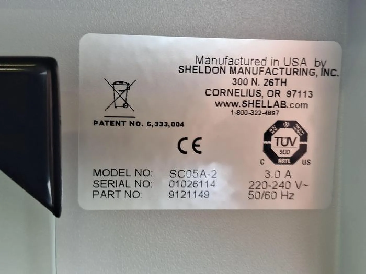 Shel Lab SC05A-2 CO2 Series CO2 Incubator - 2