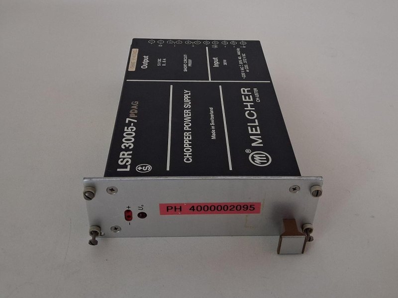 Melcher LSR 3005-7PDAG Chopper Power Supply