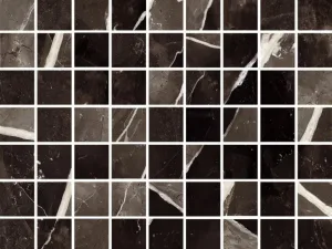 Marmore 10MM Montue Black decor tegel mat 30x30 cm