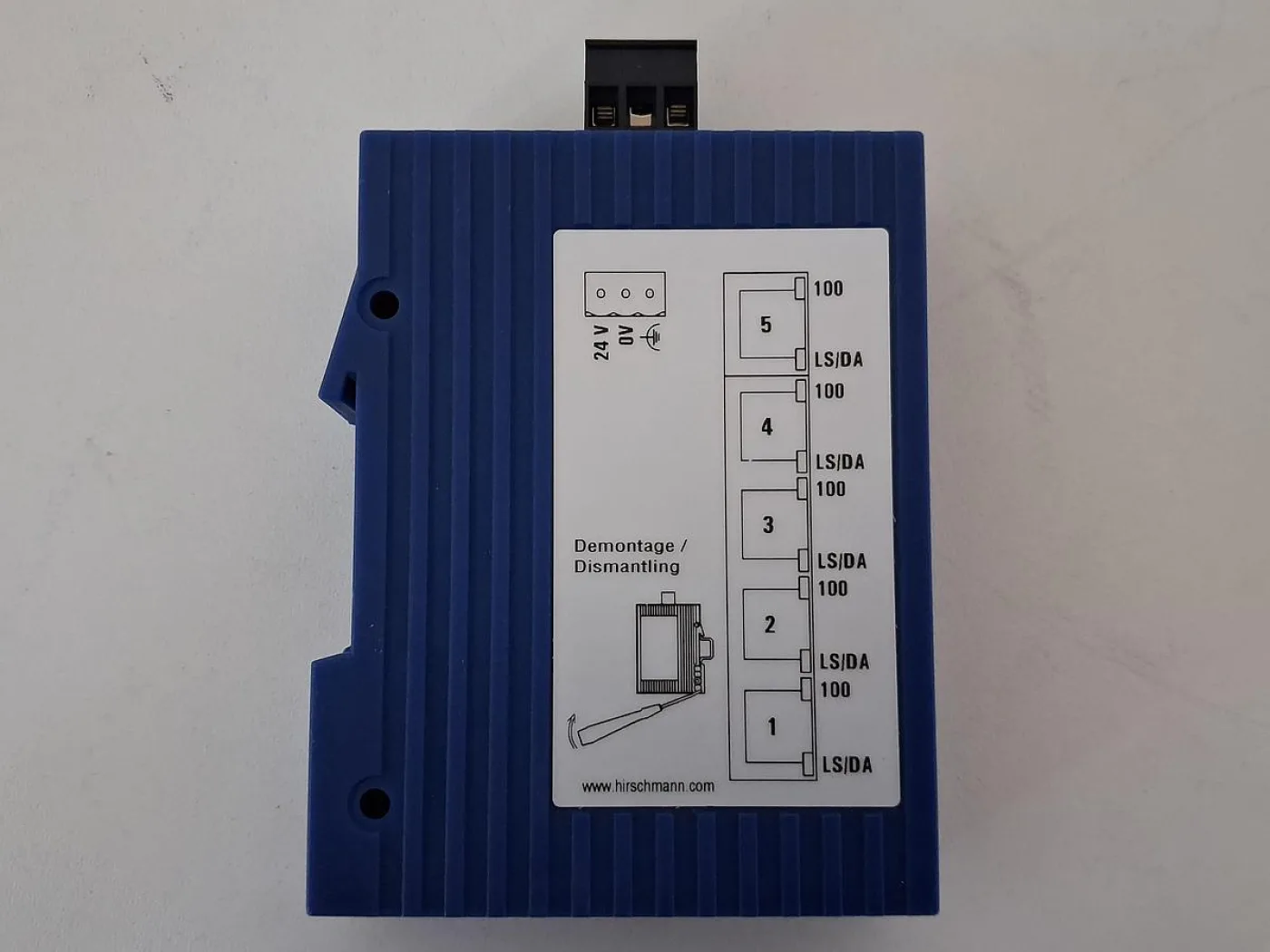 Hirschmann SPIDER 5TX Rail Switch - 8