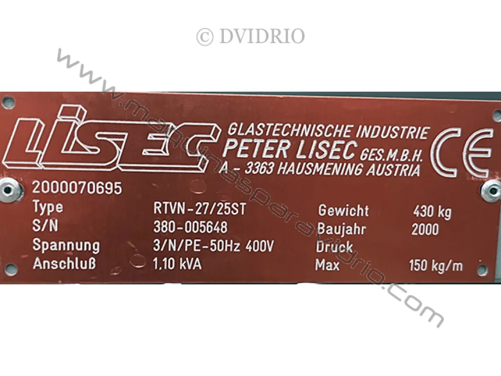 LÍNEA DE DOBLE ACRISTALAMIENTO PARA VIDRIO LISEC