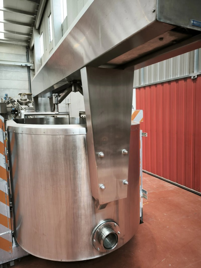 CHEESE VAT SORDI STAINLESS STEEL 2,900 LITERS