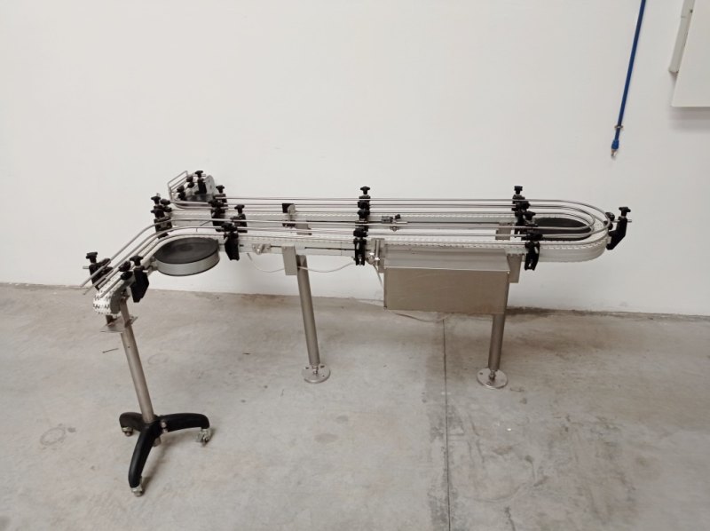 NASTRO TRASPORTATORE CURVO A TAPPARELLE MOTORIZZATO – FLEXLINK