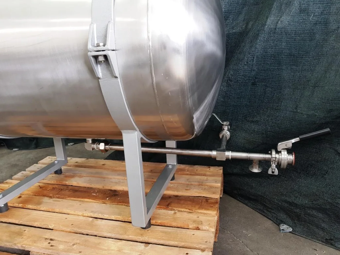 SERBATOIO IN ACCIAIO INOX – MOD. 500 L - 6