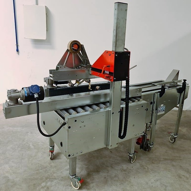 FORMATRICE NASTRATRICE PER CARTONI – SOCO SYSTEM – MOD. F100-3