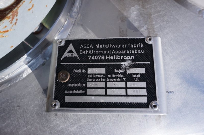 ASCA 10000 Ltr - Stainless Steel Reactor