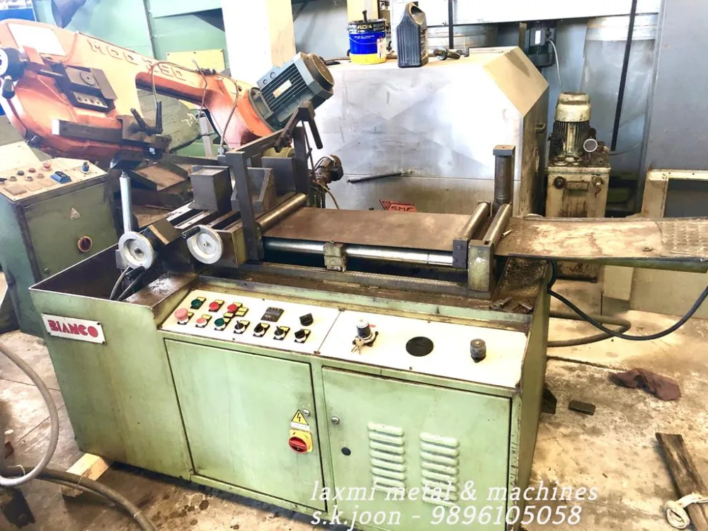 AUTOMATIC BENDSAW with ROLLER CONVEYOR , BIANCO - 350 - Laxmi Metal & Machines, Rohtak