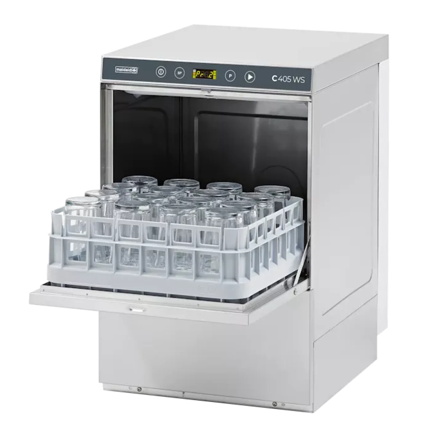 Maidaid C405WS Undercounter Glasswasher with Internal Water Softener - islandcatering - 1