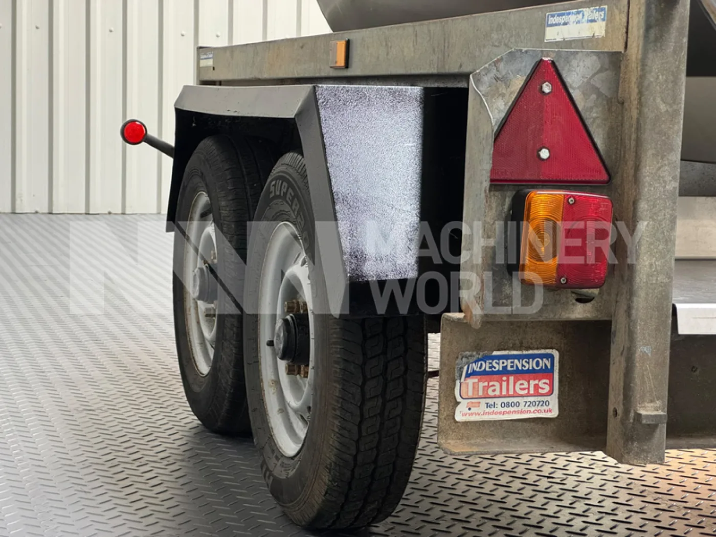 1,500 Litre Milkplan Horizontal Milk & Liquid Tank on Trailer with Pump, Flowmeter & CIP Cleaning System (Year 2022) - 8
