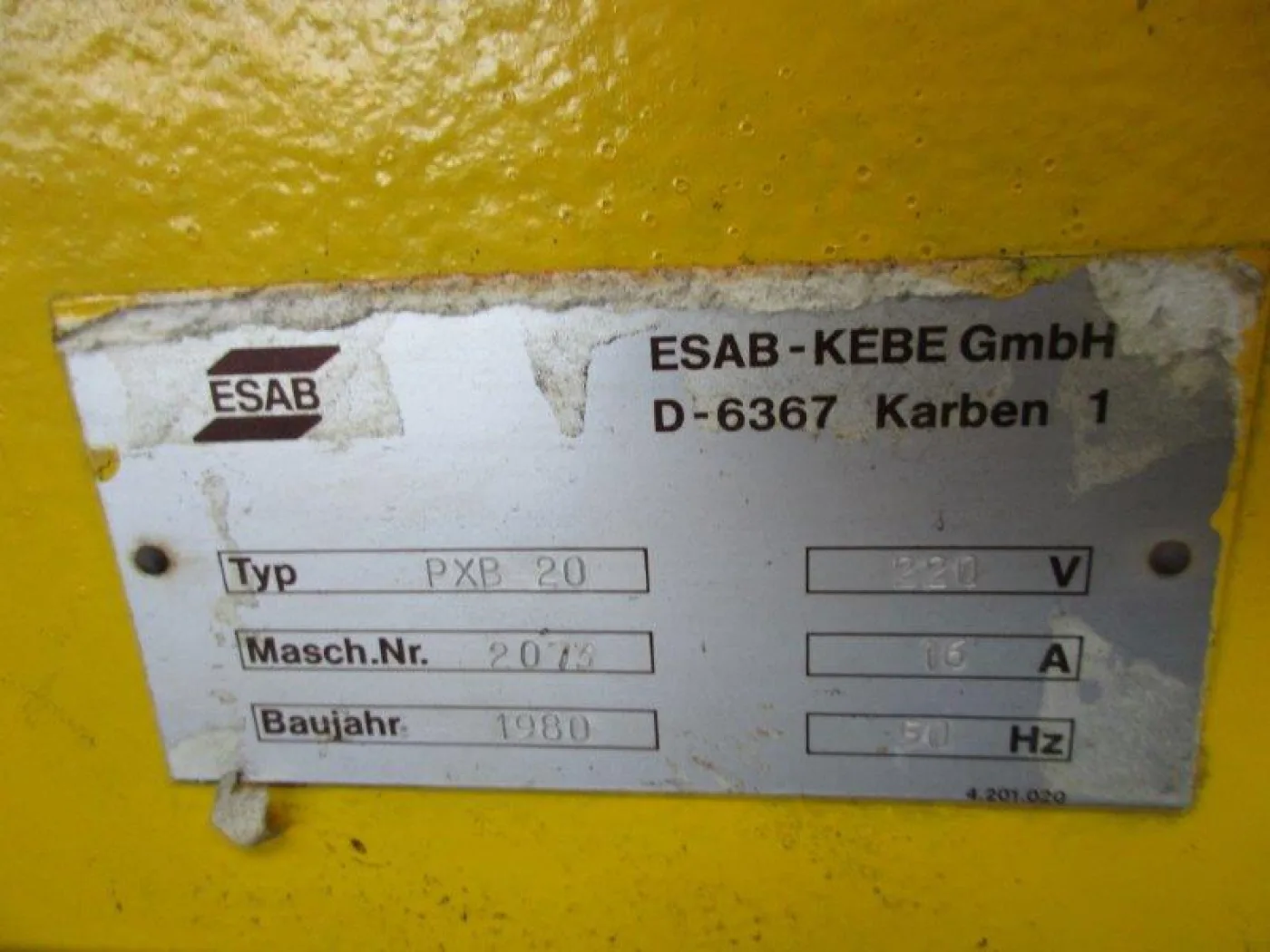 PXB 20 PICOREX ESAB 1980 - 7