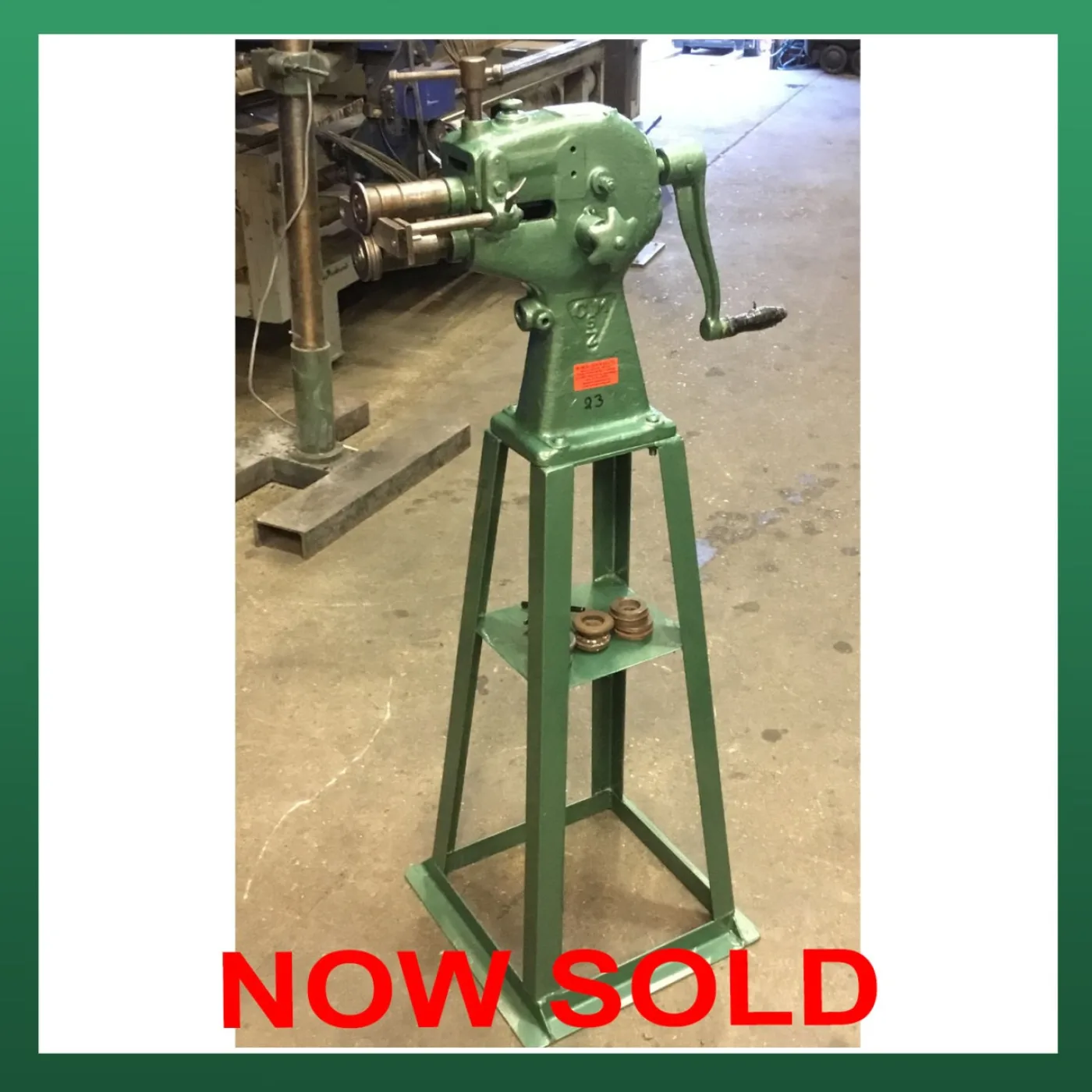 CMZ 5 Hand Swager 215mm c/w Stand - WNS - W. Neal Services Ltd - 1