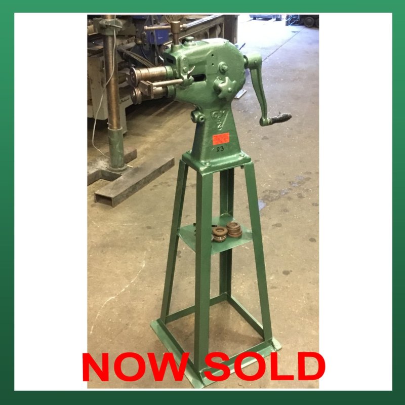 CMZ 5 Hand Swager 215mm c/w Stand - WNS - W. Neal Services Ltd