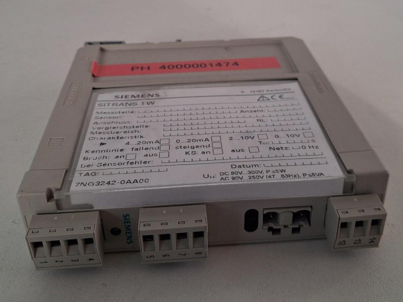 Siemens SITRANS TW 7NG3242-0AA00 Temperature Transmitter