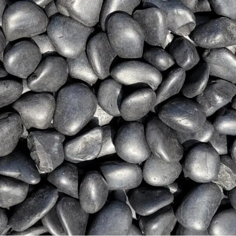 Beach Pebbles Deep Black zak 25kg