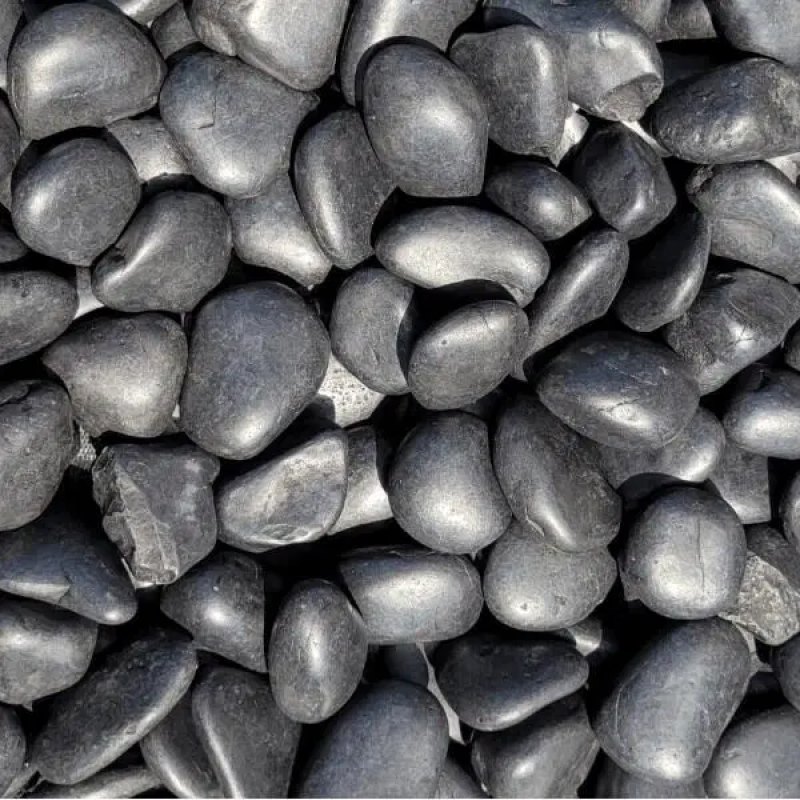 Beach Pebbles Deep Black zak 25kg