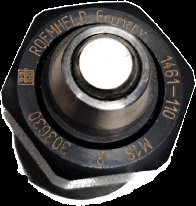 Roemheld Einschraubzylinder, ew Ø16 x 12 mm Hub 1461110