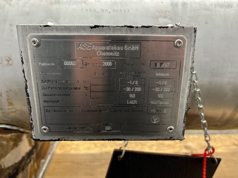 ASE Apparatebau GmbH Chemnitz 16m2 WT Tantal - Shell and tube heat exchanger