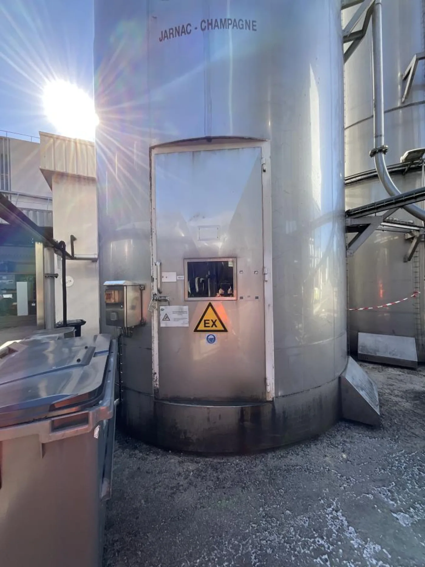 1997 Chalvignac Industries Chalvignac Industries 150 Ton Stainless Steel Sugar Crystal Silo - Silo 2 - 1