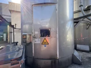1997 Chalvignac Industries Chalvignac Industries 150 Ton Stainless Steel Sugar Crystal Silo - Silo 2