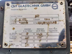 QVF Glasstechnik ROB DN 100, 0,5 m²/SIC - Shell and tube heat exchanger