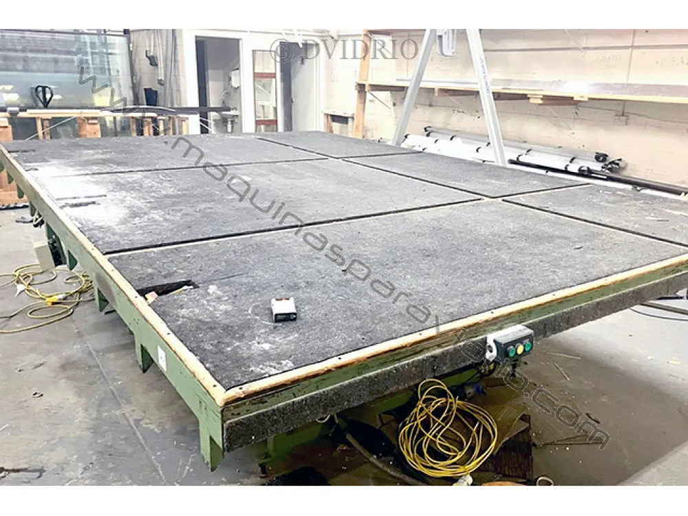 MESA DE CARGA Y TRONZADO DE VIDRIO BOTTERO