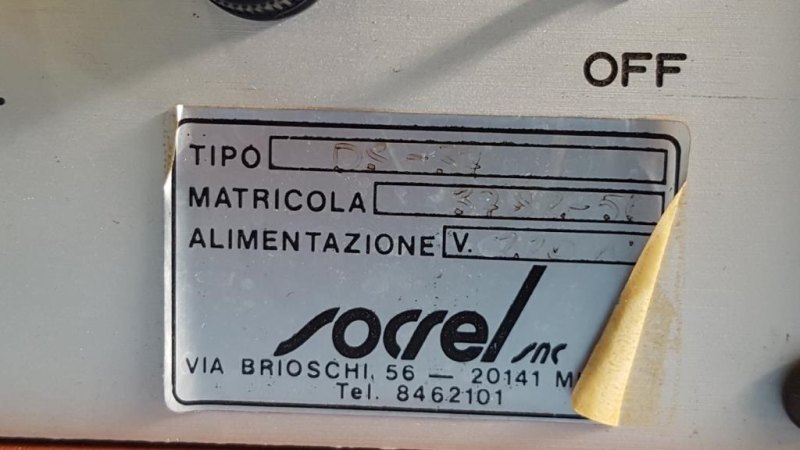 HOT PLATE – SOCREL – MOD. DS 37