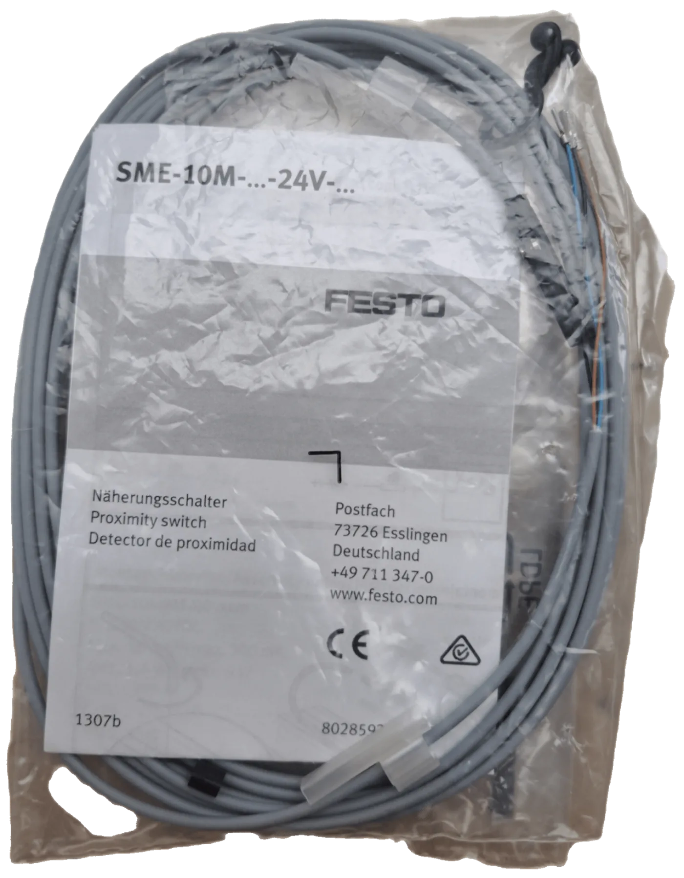Festo Näherungsschalter SME-10M-DS-24V-E-2,5-L-OE 551365 - 1