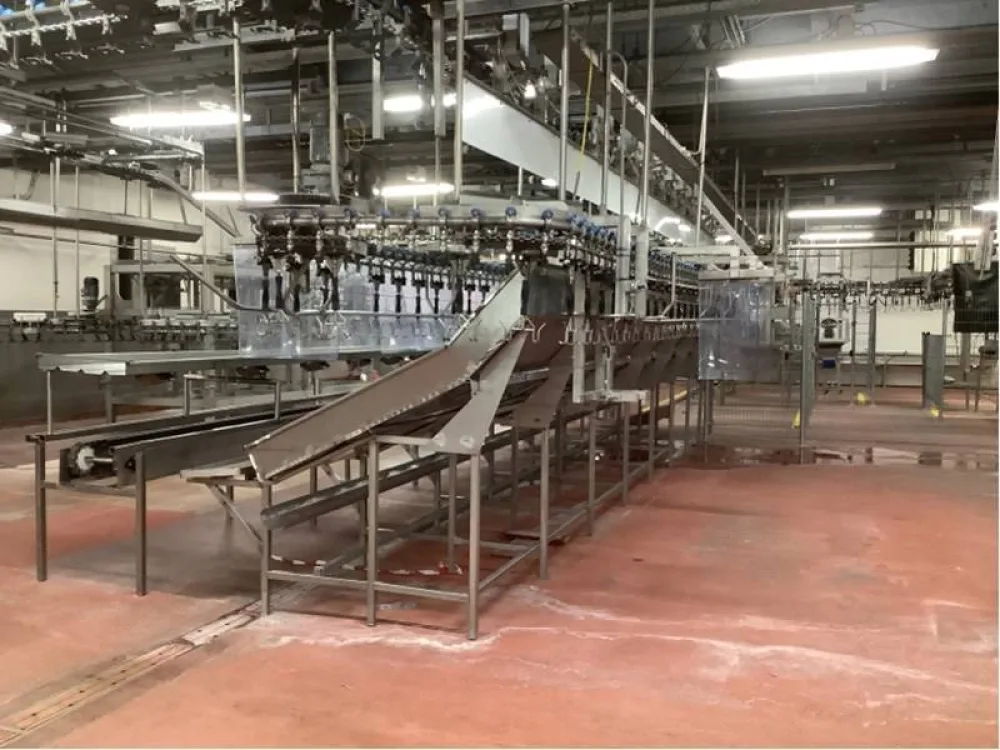 Poultry cut-up line