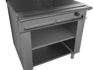 Falcon Chieftain Single Bullseye Solid Top Boiling Table Natural Gas G1026BX - islandcatering
