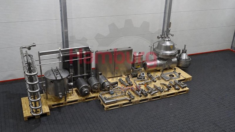 Pasteurization line 02 - 25.000 ltr/h - GEA Westfalia and APV