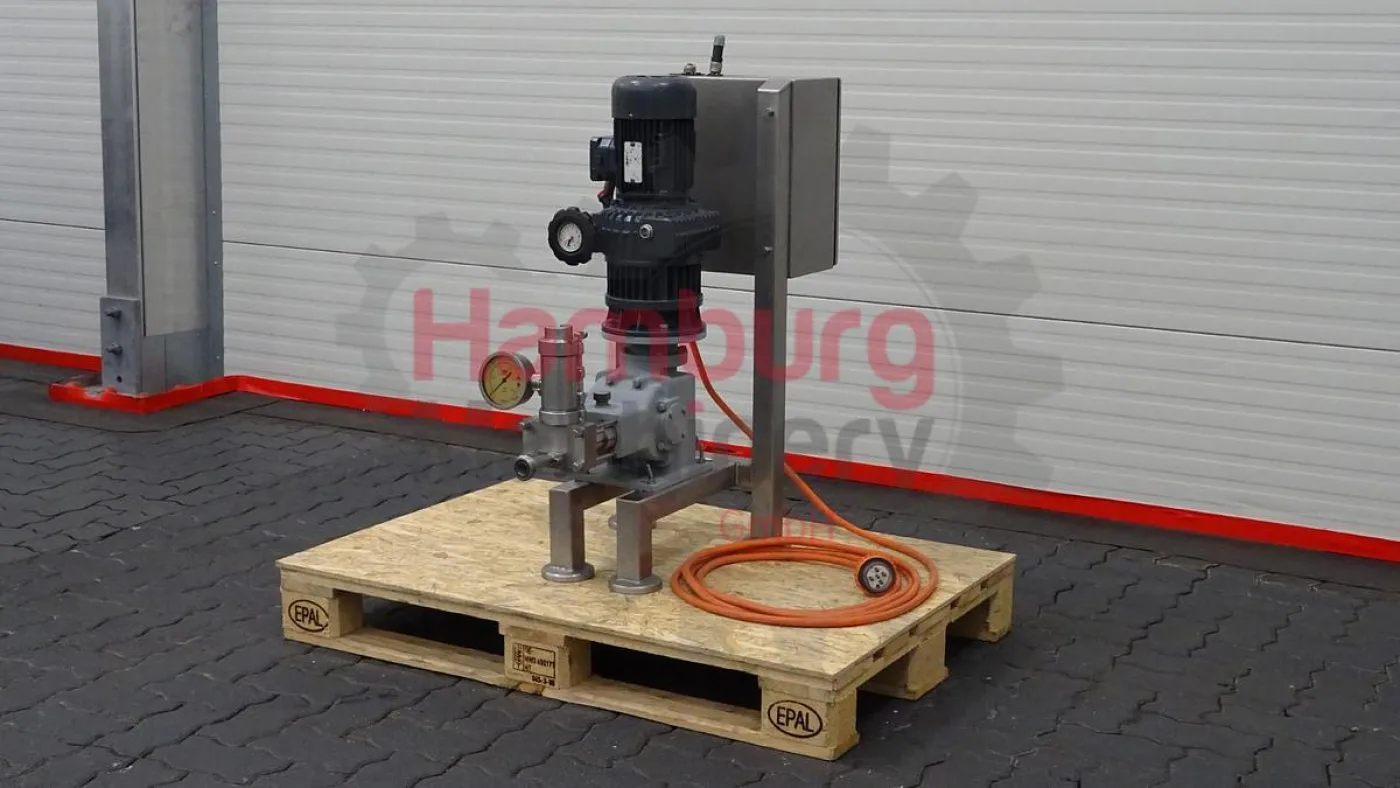 Margarine Pilot Plant - Gerstenberg & Agger HP Pump + Perfector 3x57 + Pin rotor + Inverter and Cooling Unit R22 - 4