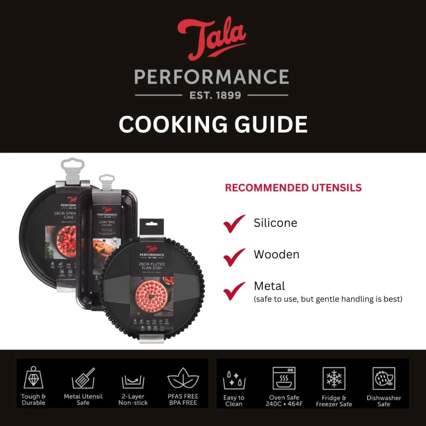Tala Performance Eclipse Non-Stick Yorkshire pudding tin - islandcatering - 4