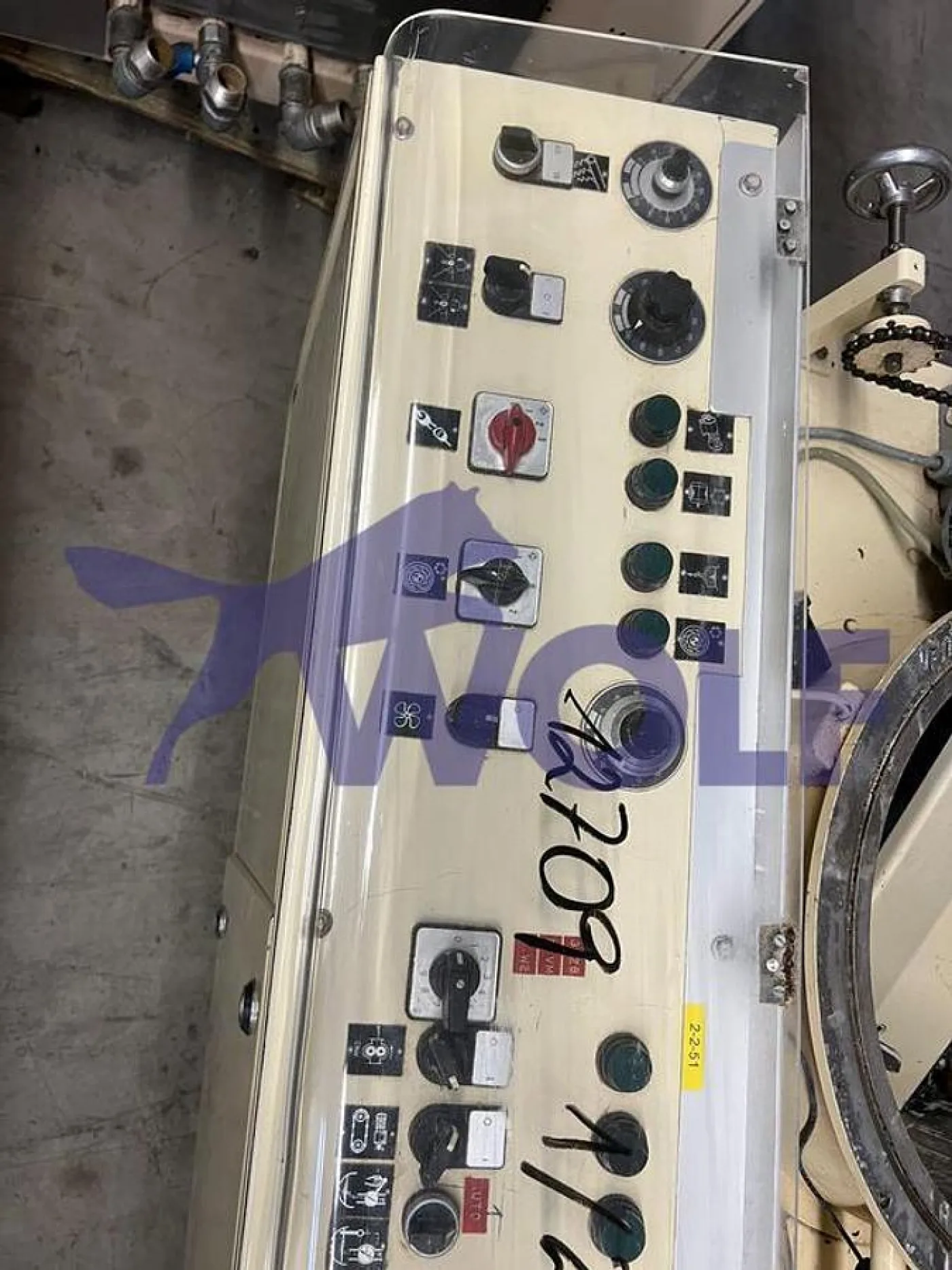 Überziehmaschine SOLLICH - Type UT-420 Baujahr. 1984. - 2