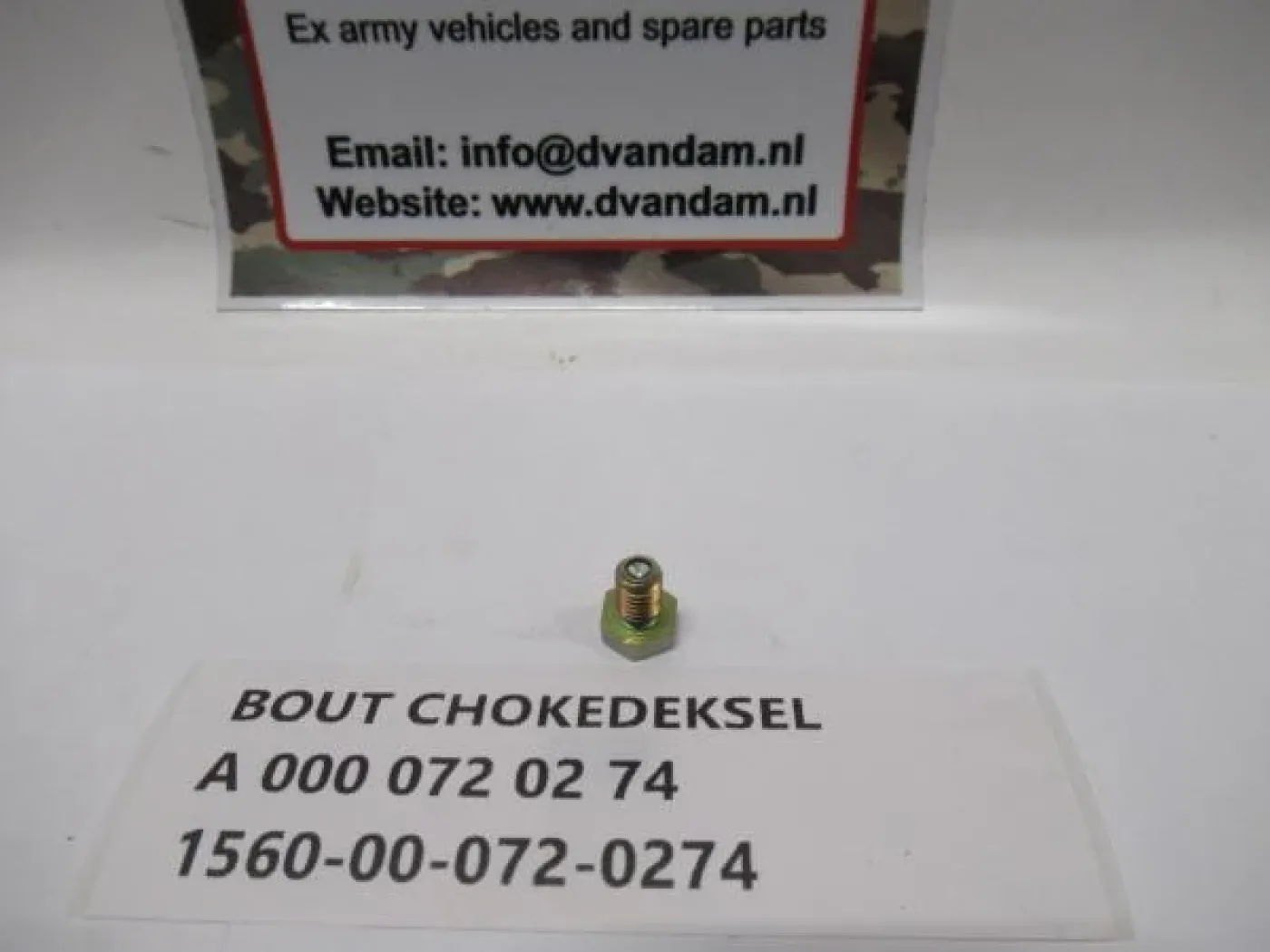 Bout choke deksel - 2