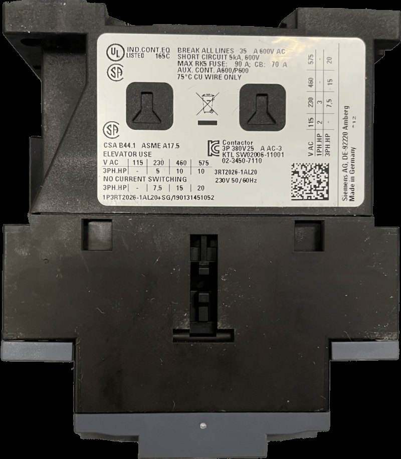 Siemens Leistungsschütz 3RT2026-1AL20