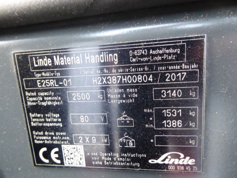 Linde E25RL-01 Roadster