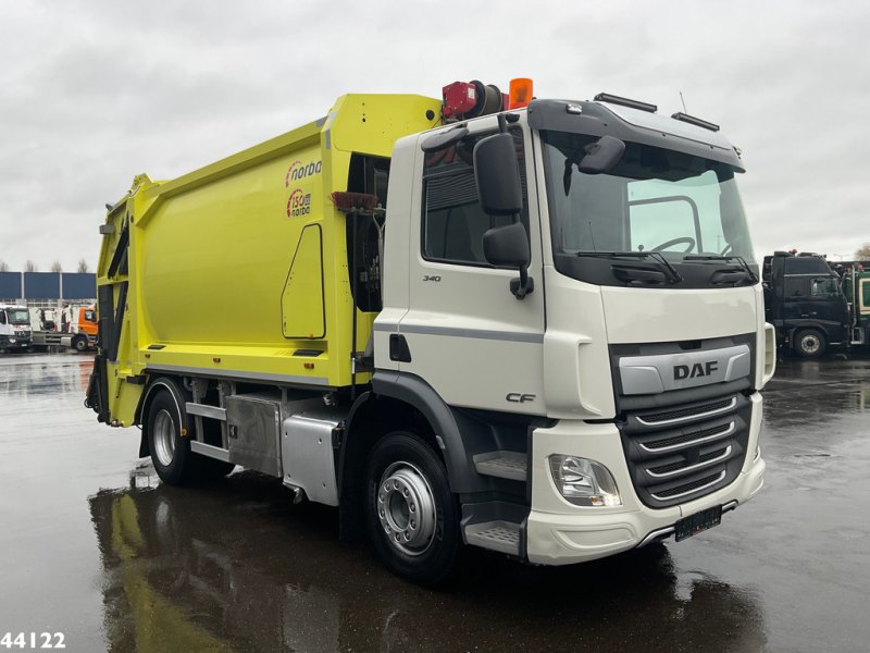 DAF FA CF 340 Euro 6 Norba 17 m³ + Palfinger 3.8 Tonmeter laadkraan + Winch