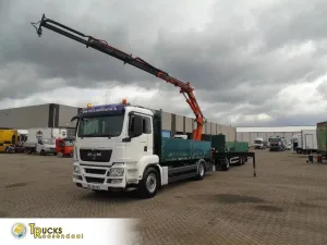 MAN Tgs 18.440 + Atlas 165 + Euro 5 + Trailer 3 Axle + Remote