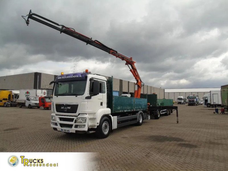 MAN Tgs 18.440 + Atlas 165 + Euro 5 + Trailer 3 Axle + Remote